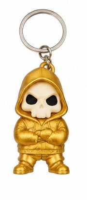 Llavero Calavera con Capucha 3D