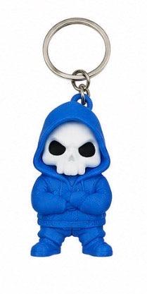 Llavero Calavera con Capucha 3D