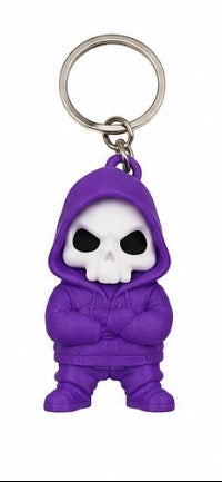 Llavero Calavera con Capucha 3D