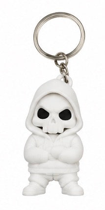 Llavero Calavera con Capucha 3D