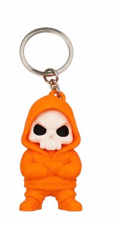 Llavero Calavera con Capucha 3D