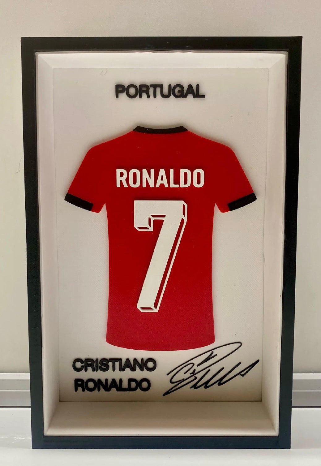 Cristiano Ronaldo - Portugal - Marco de camiseta