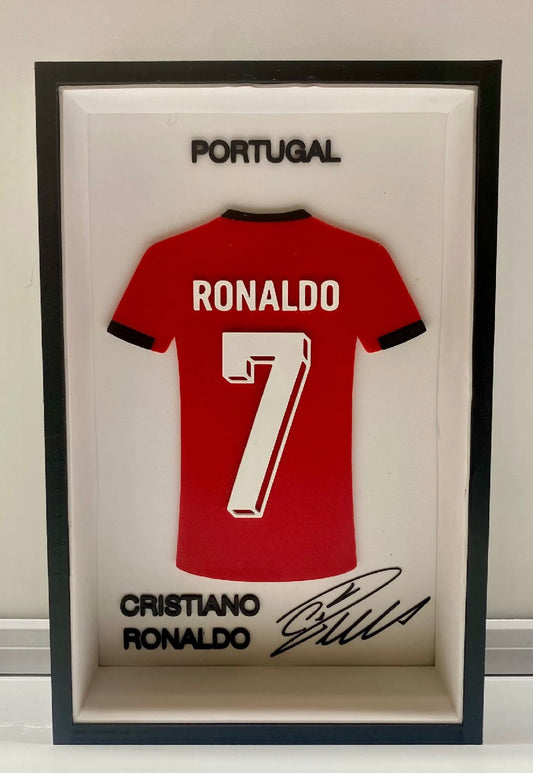 Cristiano Ronaldo - Portugal - Marco de camiseta