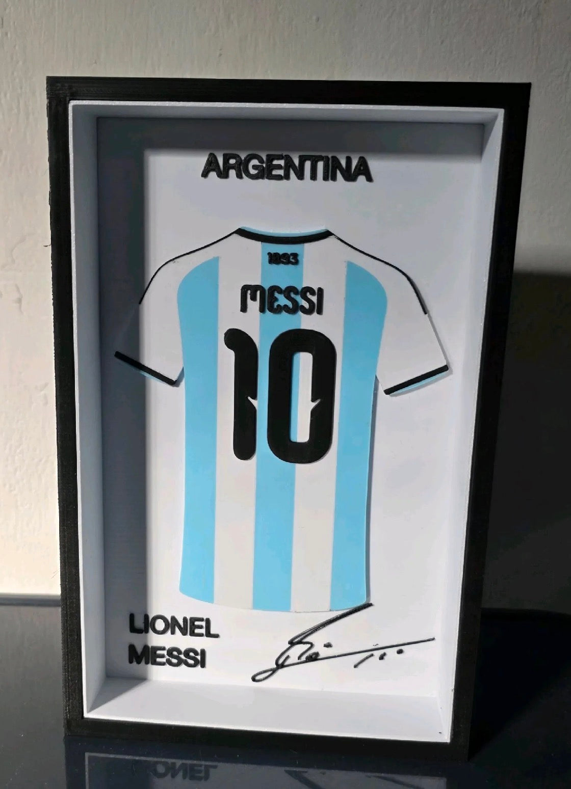 Lionel Messi - Argentina - Marco para Camiseta