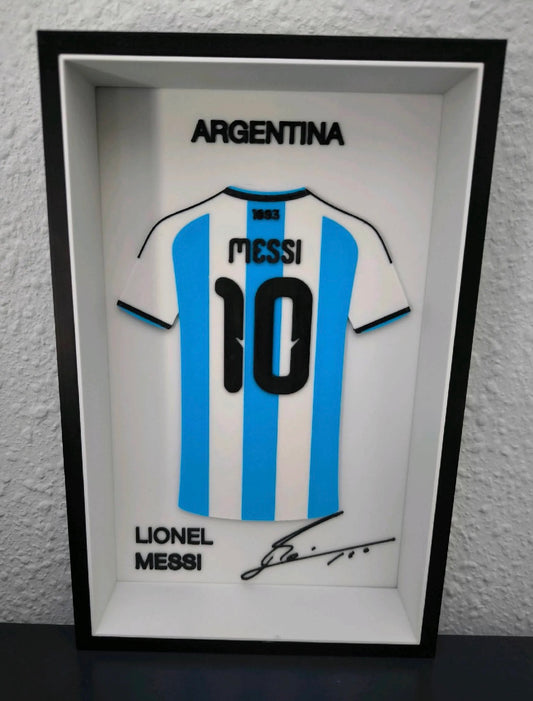 Lionel Messi - Argentina - Marco para Camiseta