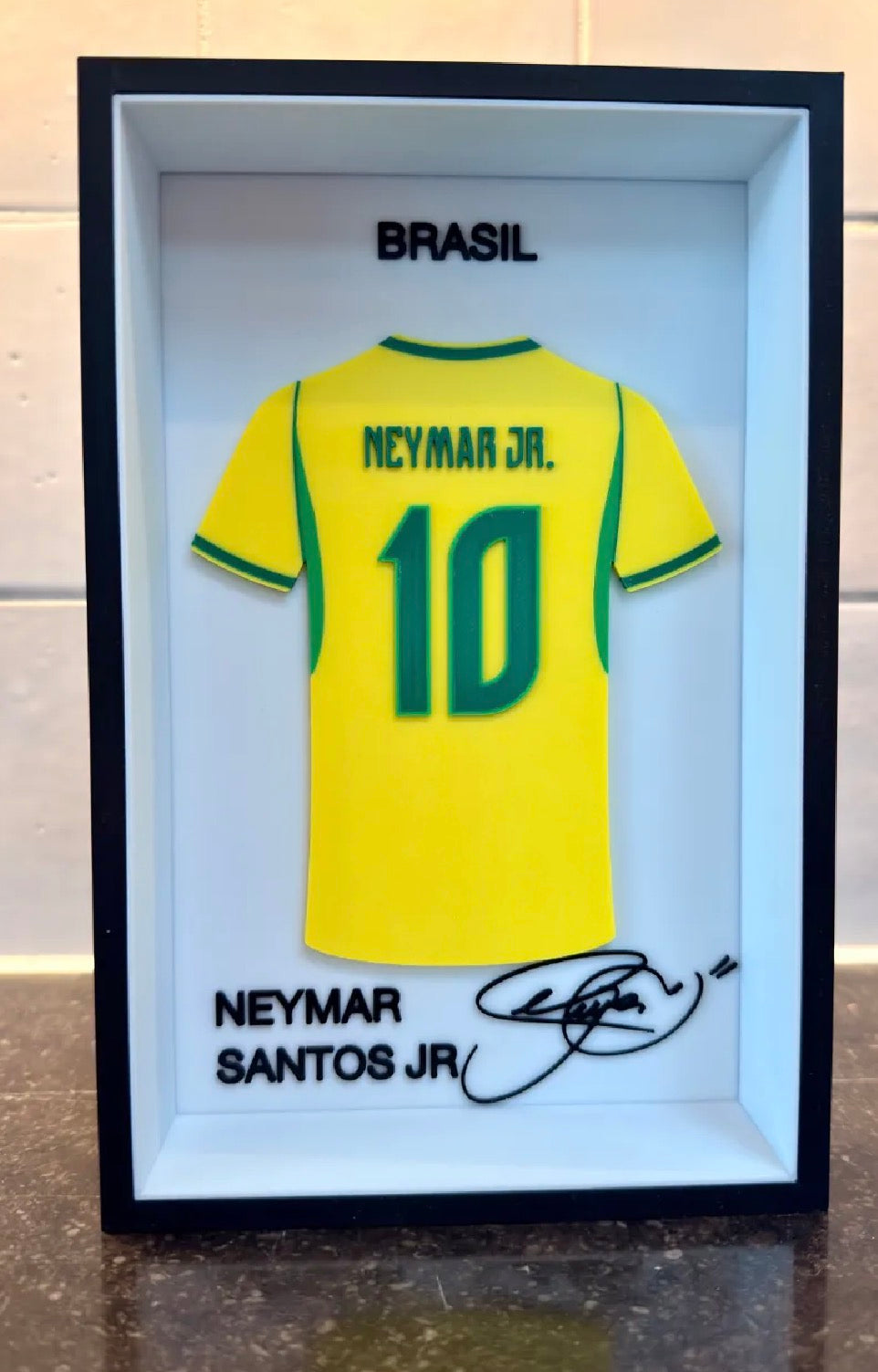 Neymar Santos Júnior - Brasil - Marco de Camiseta
