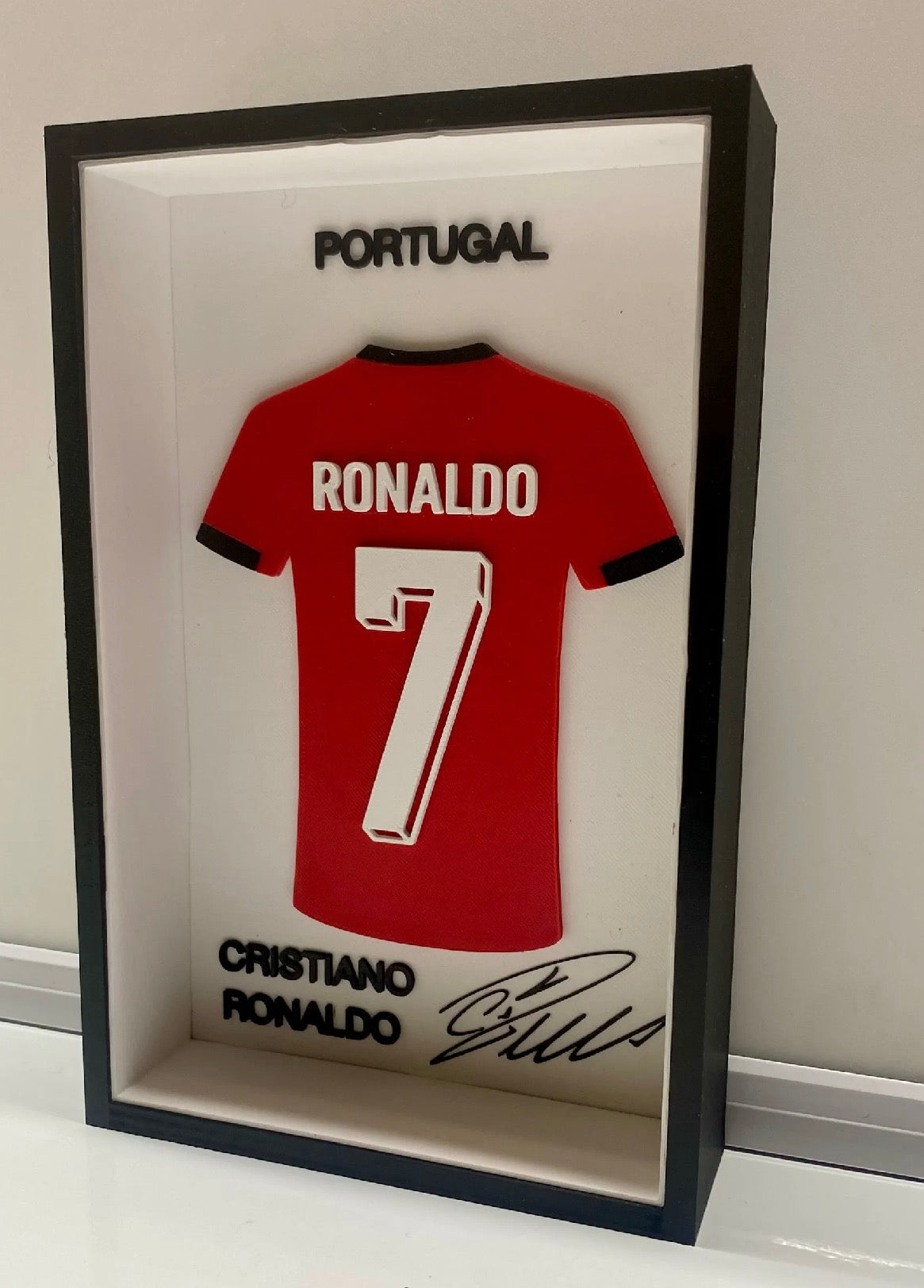 Cristiano Ronaldo - Portugal - Marco de camiseta