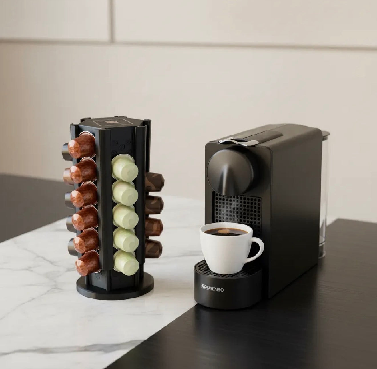 ☕ Soporte giratorio para cápsulas Nespresso
