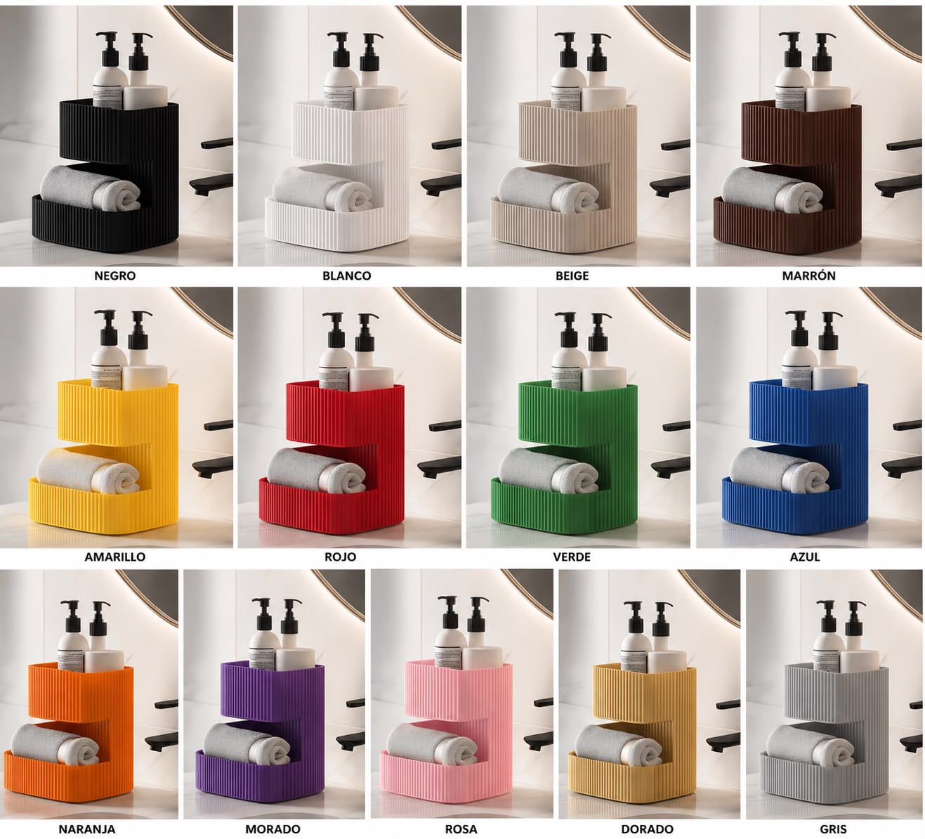 Organizador Moderno de Baño