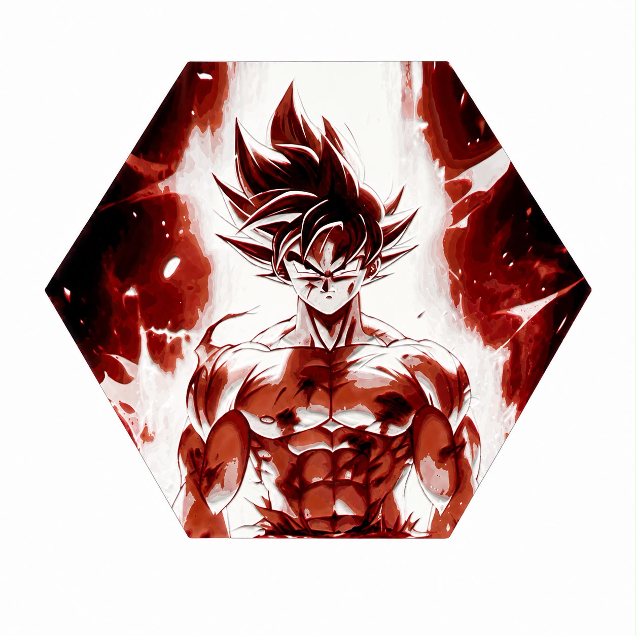Lámina Hueforge Goku – Formato Rombo