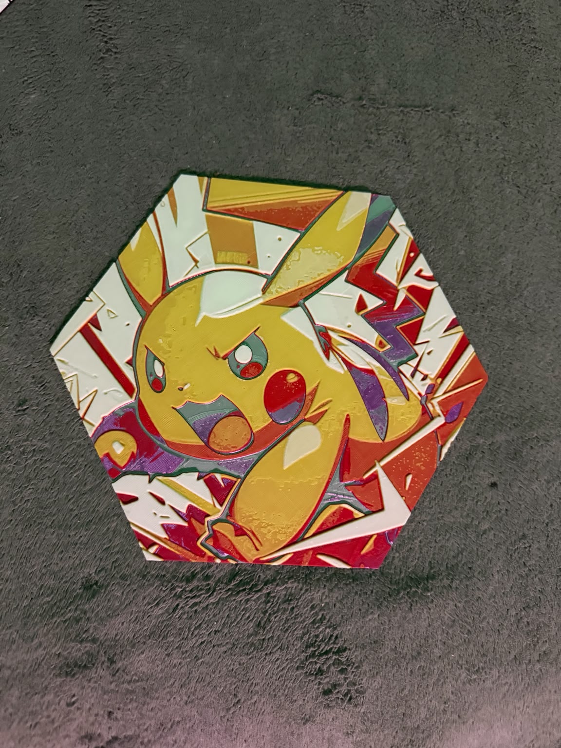 Lámina/HueForge Pikachu – Formato Rombo