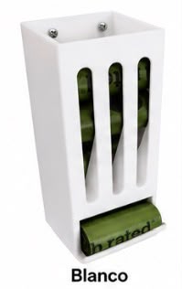 Dispensador de rollos de bolsas para excrementos de perro