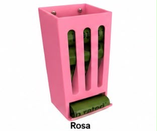 Dispensador de rollos de bolsas para excrementos de perro