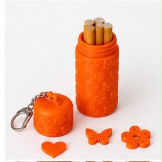 Estuche con adorno - llavero