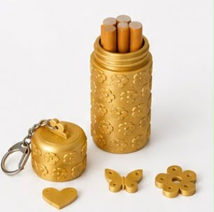 Estuche con adorno - llavero