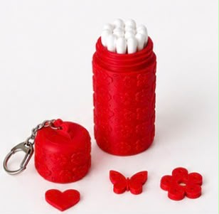 Estuche con adorno - llavero