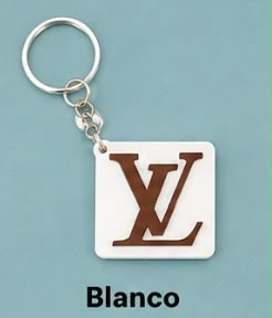 Llavero con logotipo Louis Vuitton