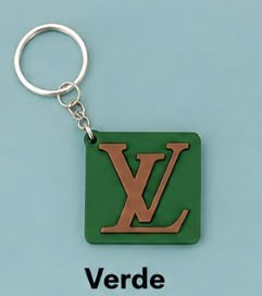 Llavero con logotipo Louis Vuitton