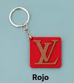 Llavero con logotipo Louis Vuitton