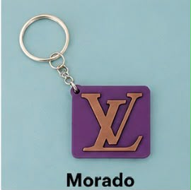 Llavero con logotipo Louis Vuitton