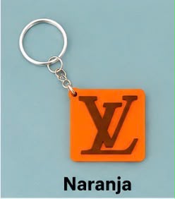 Llavero con logotipo Louis Vuitton