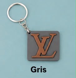 Llavero con logotipo Louis Vuitton