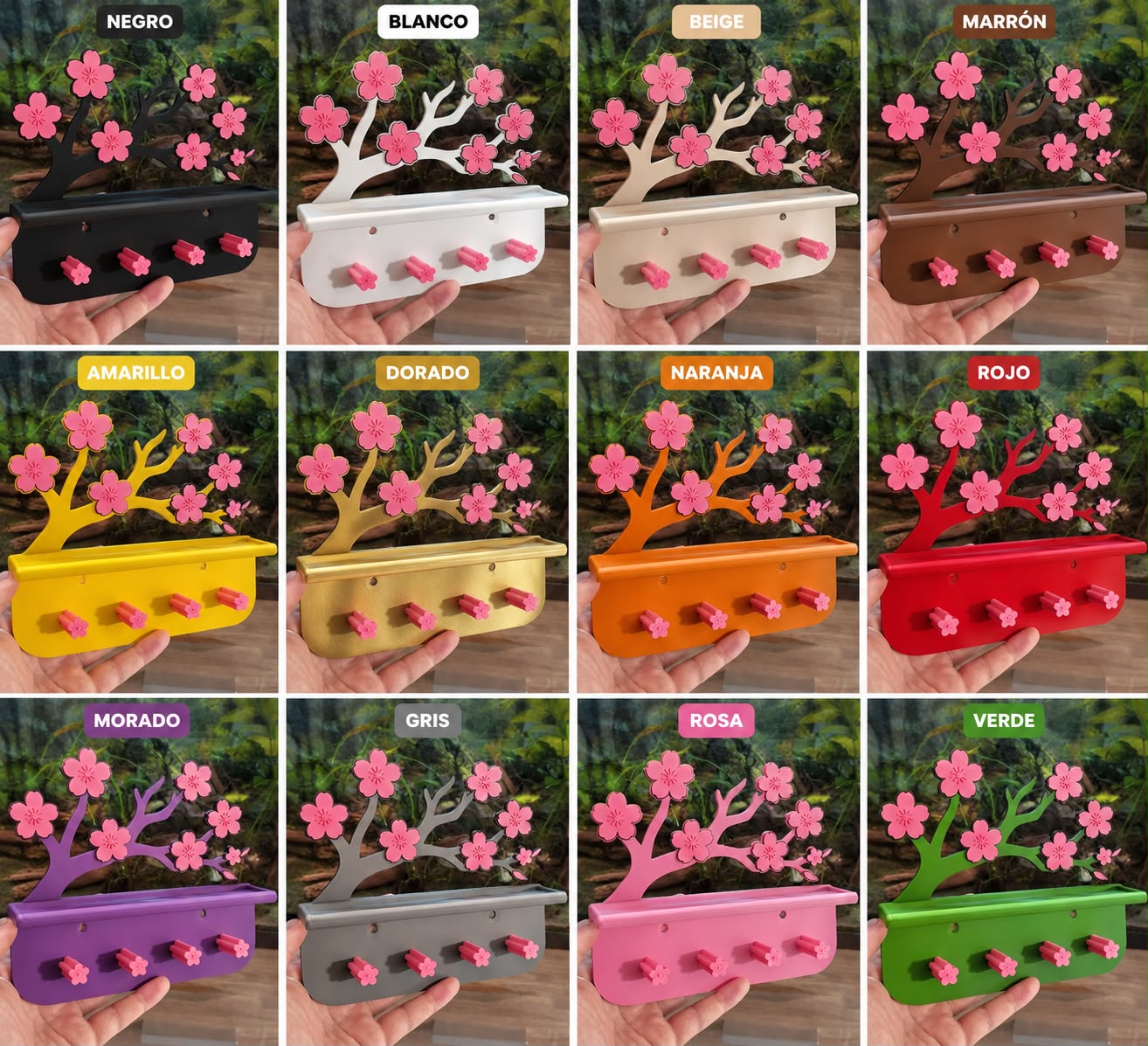 Estante de flor de cerezo