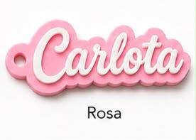 Llavero con nombre personalizable