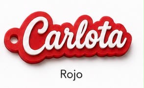 Llavero con nombre personalizable