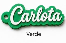 Llavero con nombre personalizable