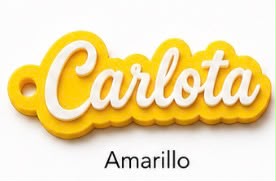 Llavero con nombre personalizable