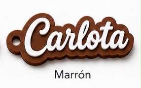 Llavero con nombre personalizable