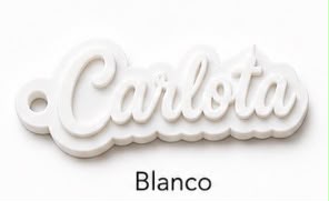 Llavero con nombre personalizable