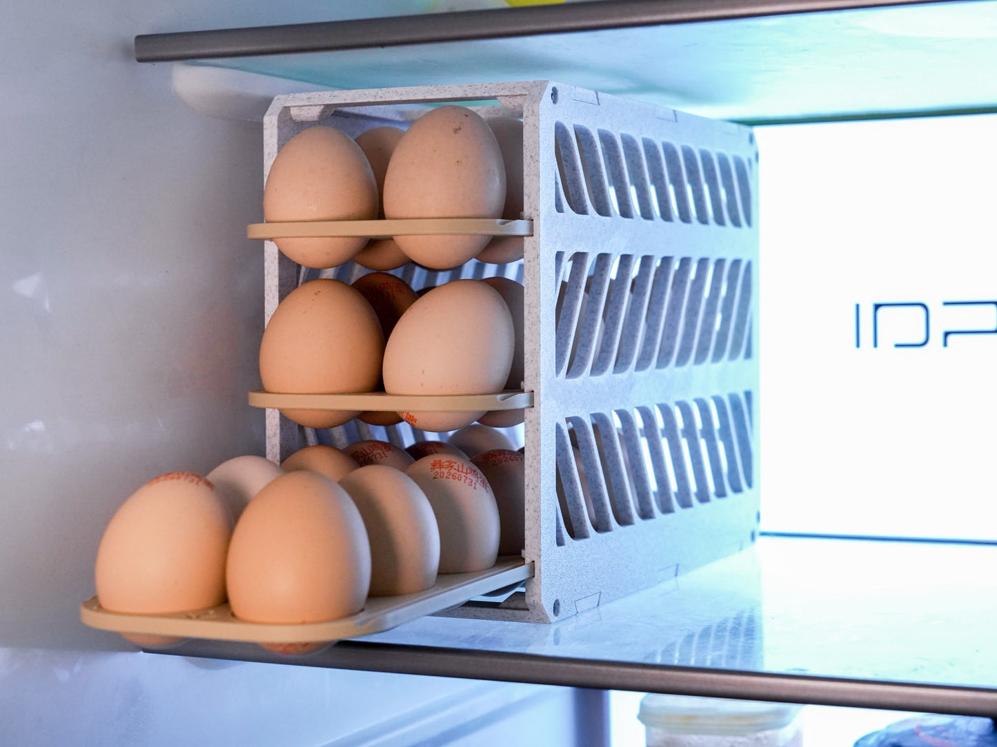 Soporte para bandeja de huevos|Cajonera para huevos|Estante para huevos|Caja de almacenamiento de huevos|