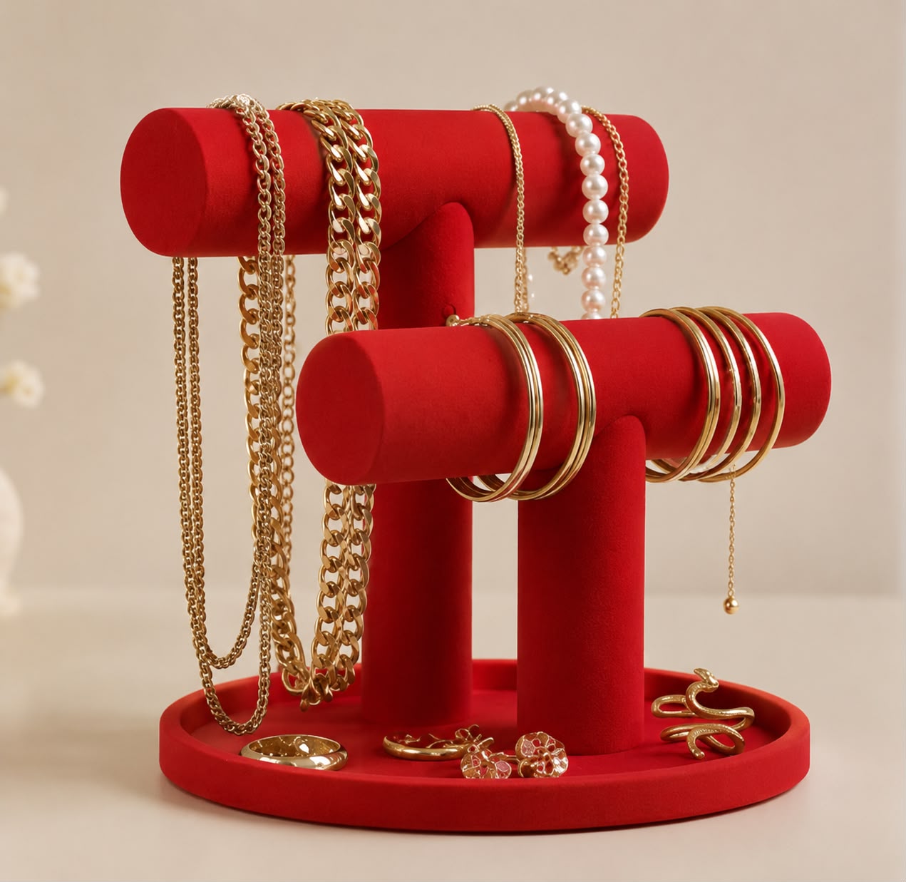 Organizador de Joyas -Collar, Pulsera, Anillo