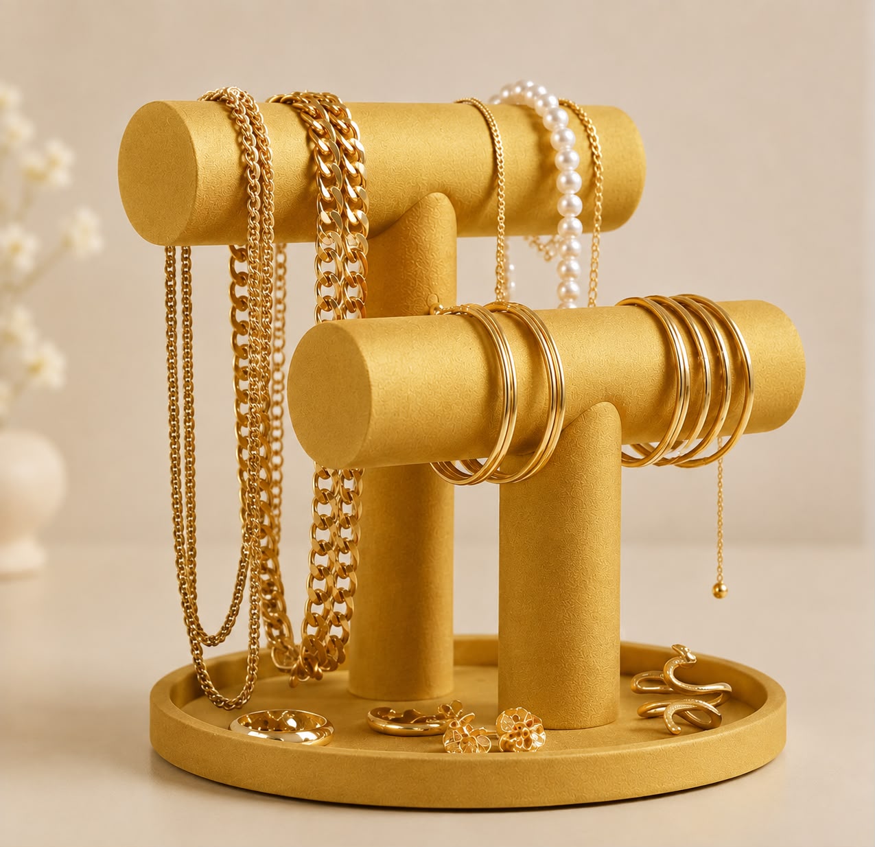 Organizador de Joyas -Collar, Pulsera, Anillo