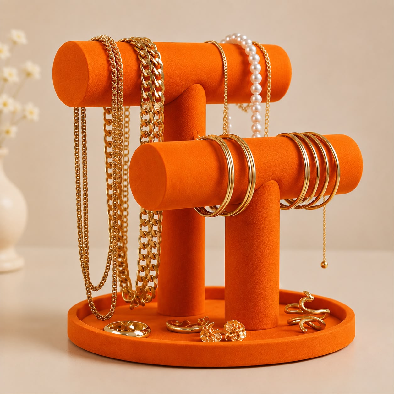 Organizador de Joyas -Collar, Pulsera, Anillo