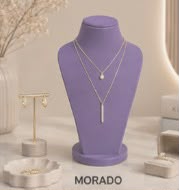 Expositor Minimalista de Busto para Joyería