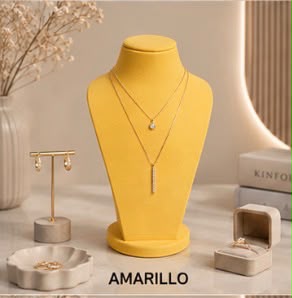 Expositor Minimalista de Busto para Joyería