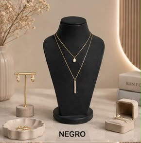 Expositor Minimalista de Busto para Joyería