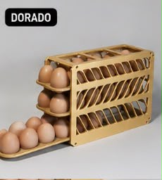 Soporte para bandeja de huevos|Cajonera para huevos|Estante para huevos|Caja de almacenamiento de huevos|
