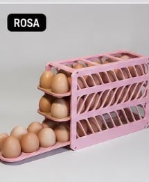 Soporte para bandeja de huevos|Cajonera para huevos|Estante para huevos|Caja de almacenamiento de huevos|