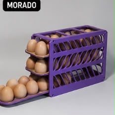 Soporte para bandeja de huevos|Cajonera para huevos|Estante para huevos|Caja de almacenamiento de huevos|