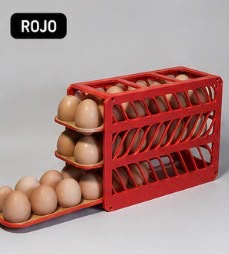 Soporte para bandeja de huevos|Cajonera para huevos|Estante para huevos|Caja de almacenamiento de huevos|