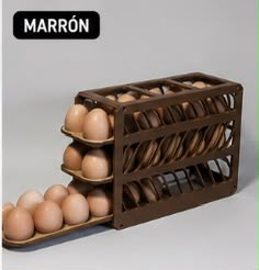 Soporte para bandeja de huevos|Cajonera para huevos|Estante para huevos|Caja de almacenamiento de huevos|