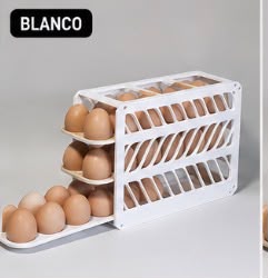 Soporte para bandeja de huevos|Cajonera para huevos|Estante para huevos|Caja de almacenamiento de huevos|