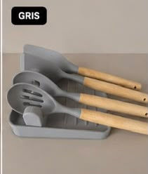 soporte para utensilios de cocina – soporte para cuchara y tapa