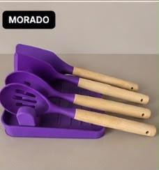 soporte para utensilios de cocina – soporte para cuchara y tapa