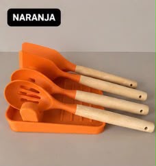 soporte para utensilios de cocina – soporte para cuchara y tapa