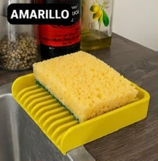Moderno escurridor y soporte para esponjas